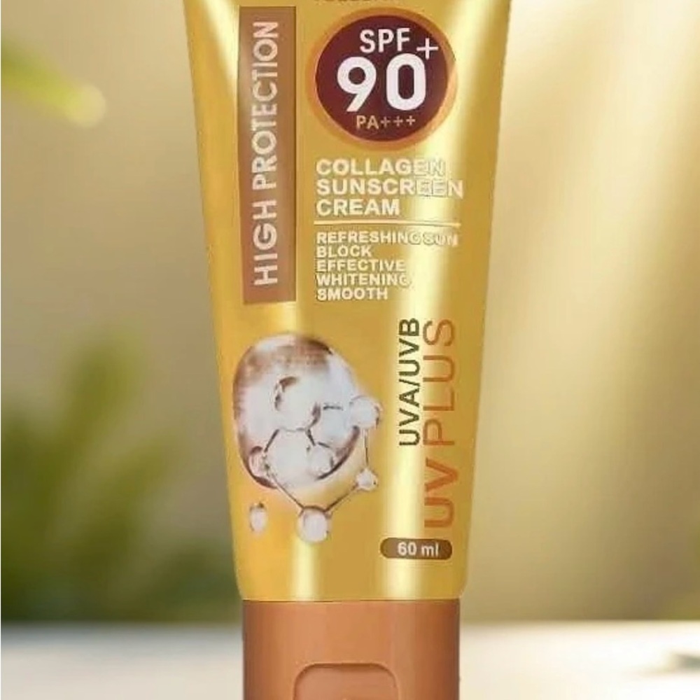 UV Plus Collagen Sunscreen Cream - Gold